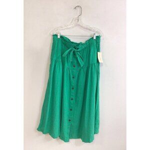 Universal Thread Green Western Maxi Skirt Womens Large New